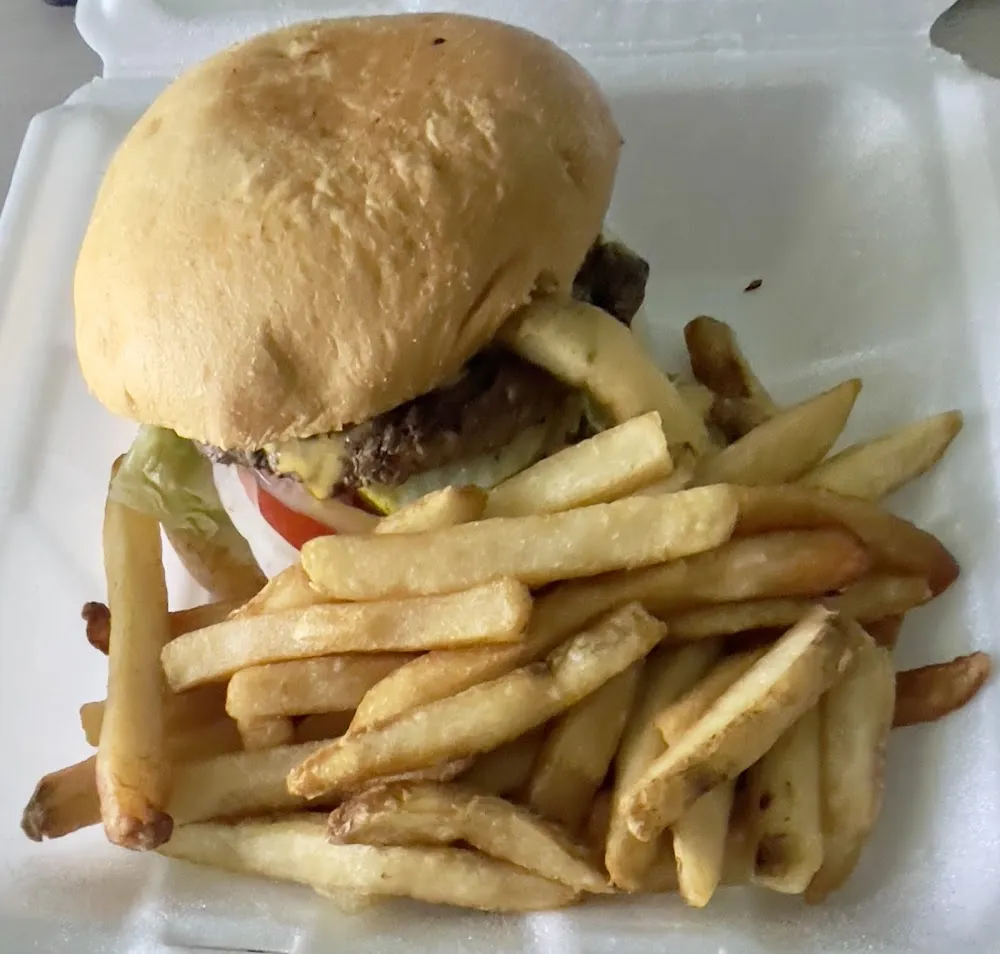 Cheeseburger with Fries