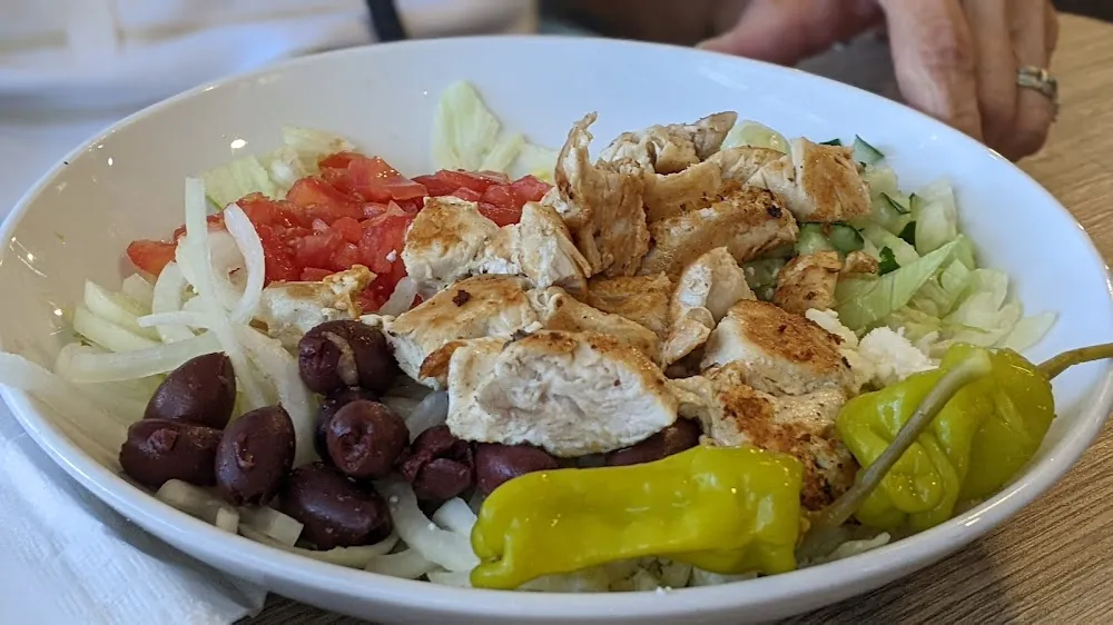 Greek Salad with Chicken